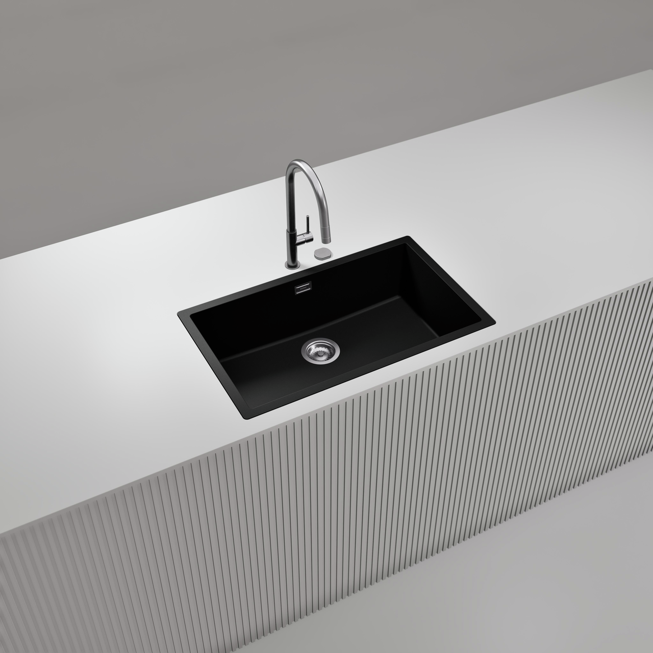 Dřez FORMHAUS D-100LS NERO